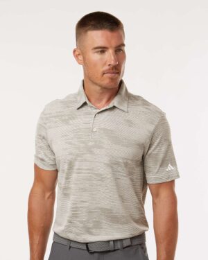 Adidas Men's Ultimate365 Textured Stripe Polo - Image 4