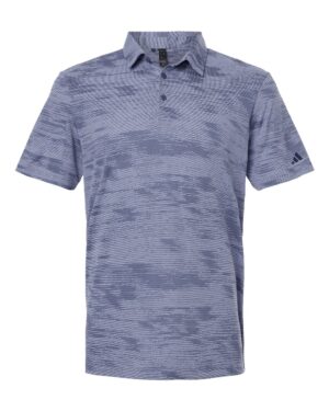 Adidas Men's Ultimate365 Textured Stripe Polo - Image 7