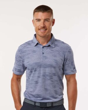 Adidas Men's Ultimate365 Textured Stripe Polo - Image 10
