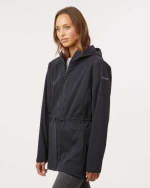Columbia Women's Flora Park™ II Soft Shell Long Length Jacket - Image 5