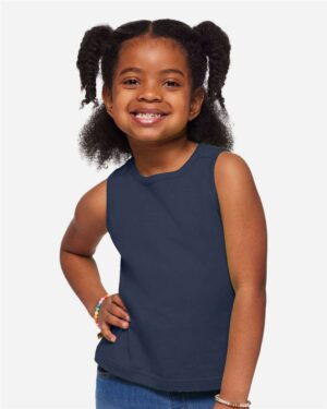 Rabbit Skins Toddler Fine Jersey Tank - Image 13