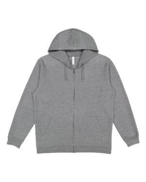 LAT Unisex Full-Zip Fleece Hoodie Sweatshirt - Image 8