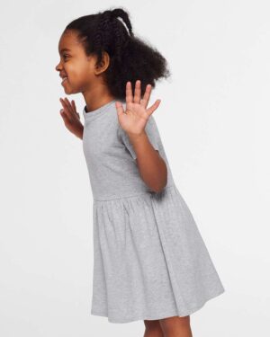 Rabbit Skins Toddler Fine Jersey Dress - Image 3
