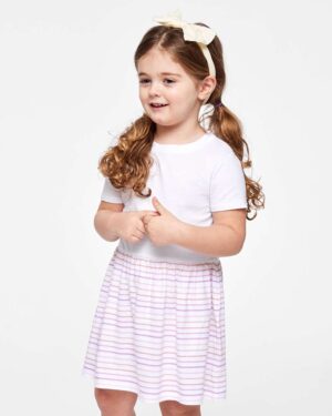 Rabbit Skins Toddler Fine Jersey Dress - Image 18
