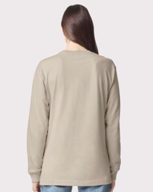 American Apparel Unisex Super Heavyweight Long Sleeve Pocket Tee - Image 12