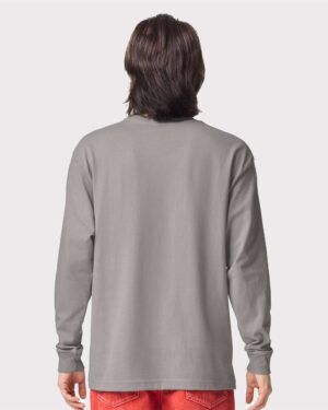 American Apparel Unisex Super Heavyweight Long Sleeve Pocket Tee - Image 24
