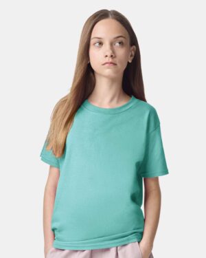American Apparel Youth Fine Jersey Tee - Image 22