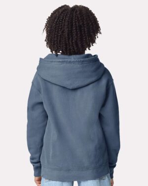 Comfort Colors Youth Garment-Dyed Lightweight Fleece Hooded Sweatshirt - Image 12