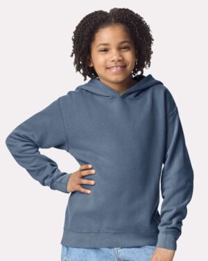 Comfort Colors Youth Garment-Dyed Lightweight Fleece Hooded Sweatshirt - Image 10