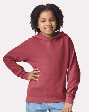 Comfort Colors Youth Garment-Dyed Lightweight Fleece Hooded Sweatshirt - Image 22