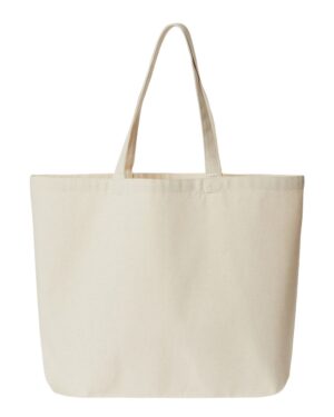 OAD Jumbo Recycled Midweight Gusseted Canvas Tote - Image 4