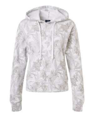 MV Sport Women's Maddie Floral Print Hooded Sweatshirt - Image 7