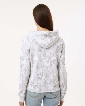 MV Sport Women's Maddie Floral Print Hooded Sweatshirt - Image 12