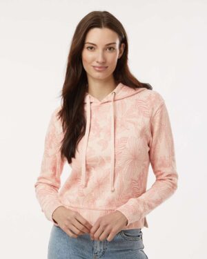 MV Sport Women's Maddie Floral Print Hooded Sweatshirt - Image 16
