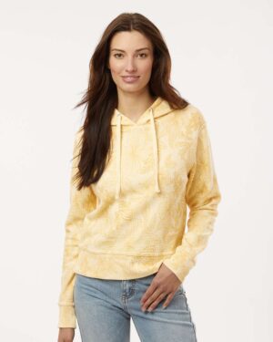 MV Sport Women's Maddie Floral Print Hooded Sweatshirt - Image 22