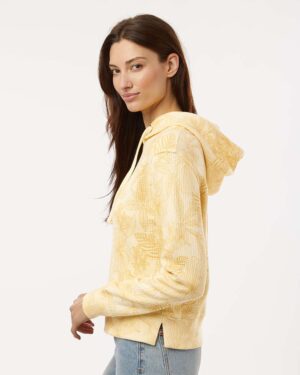 MV Sport Women's Maddie Floral Print Hooded Sweatshirt - Image 23