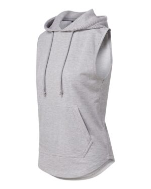 MV Sport Women's Kinsley Sleeveless Hooded Sweatshirt - Image 3