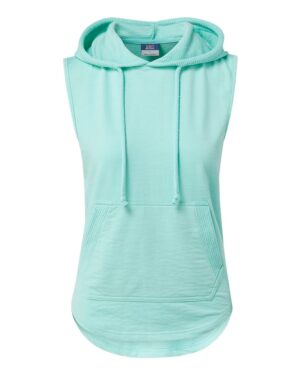 MV Sport Women's Kinsley Sleeveless Hooded Sweatshirt - Image 4