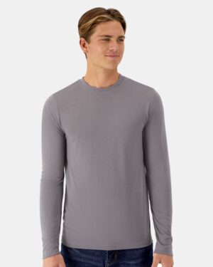 Hanes Unisex Cool DRI® Cotton Touch Long Sleeve T-Shirt - Image 7