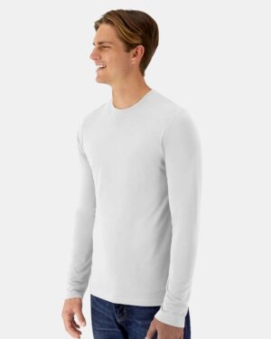 Hanes Unisex Cool DRI® Cotton Touch Long Sleeve T-Shirt - Image 14