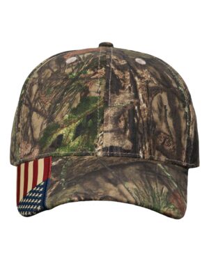 Kati Camo Woven USA Flag Cap - Image 4