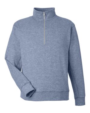 J. America Unisex Electric Fleece Quarter-Zip Sweatshirt - Image 3