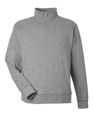 J. America Unisex Electric Fleece Quarter-Zip Sweatshirt - Image 9