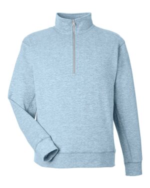 J. America Unisex Electric Fleece Quarter-Zip Sweatshirt - Image 7