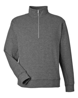 J. America Unisex Electric Fleece Quarter-Zip Sweatshirt - Image 5