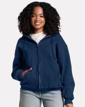 JERZEES Unisex Rugged Full-Zip Hooded Sweatshirt - Image 7