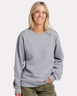 JERZEES Unisex Ultimate CVC Crewneck Sweatshirt - Image 4