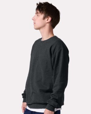 JERZEES Unisex Ultimate CVC Crewneck Sweatshirt - Image 17