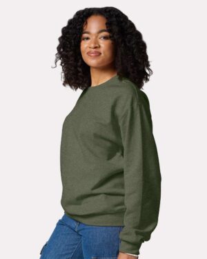 JERZEES Unisex Ultimate CVC Crewneck Sweatshirt - Image 35