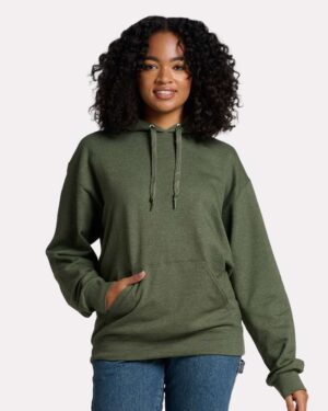 JERZEES Unisex Ultimate CVC Hooded Sweatshirt - Image 46
