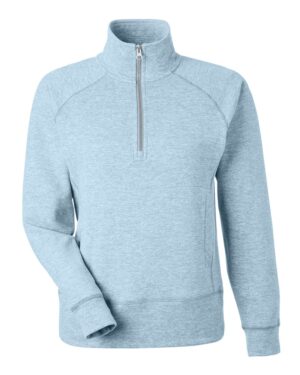 J. America Women's Electric Fleece Quarter-Zip Sweatshirt - Image 7