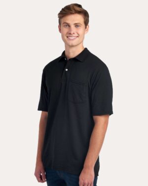 JERZEES Men's Dri-Power® Polo with Pocket - Image 5