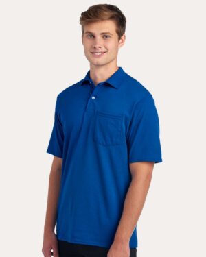JERZEES Men's Dri-Power® Polo with Pocket - Image 29