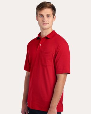 JERZEES Men's Dri-Power® Polo with Pocket - Image 35