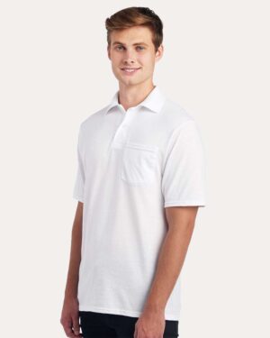 JERZEES Men's Dri-Power® Polo with Pocket - Image 41