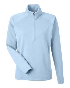 J. America Women's Apex Fleece Quarter-Zip Pullover - Image 3