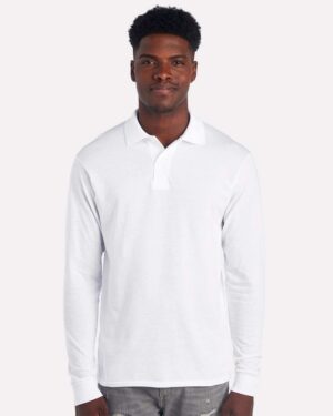 JERZEES Men's Dri-Power® Long Sleeve Polo - Image 10