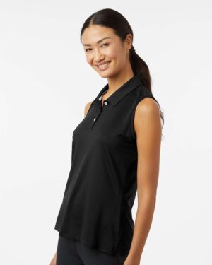 Adidas Women's Ottoman Sleeveless Polo - Image 5