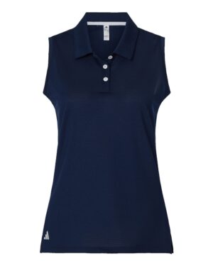 Adidas Women's Ottoman Sleeveless Polo - Image 7