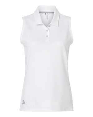 Adidas Women's Ottoman Sleeveless Polo - Image 25