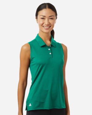 Adidas Women's Ottoman Sleeveless Polo - Image 22