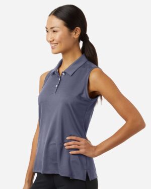 Adidas Women's Ottoman Sleeveless Polo - Image 17