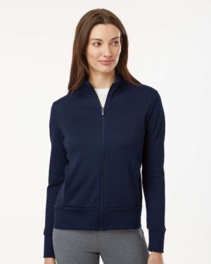 Adidas Women's Ultimate365 Textured Full-Zip Jacket - Image 10