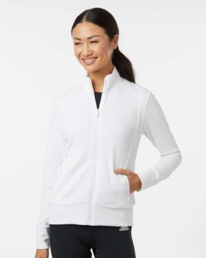 Adidas Women's Ultimate365 Textured Full-Zip Jacket - Image 16