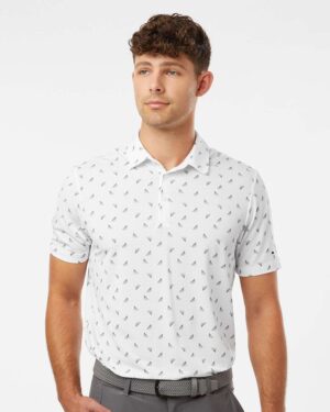 Adidas Men's Ultimate365 Mesh Print Polo - Image 10
