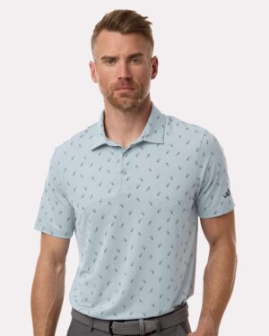 Adidas Men's Ultimate365 Mesh Print Polo - Image 16